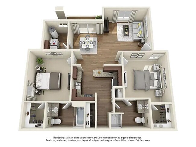 Unit AUCMGX 1005 floor plan